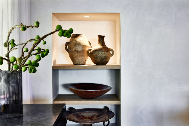Interior polished plaster moderne