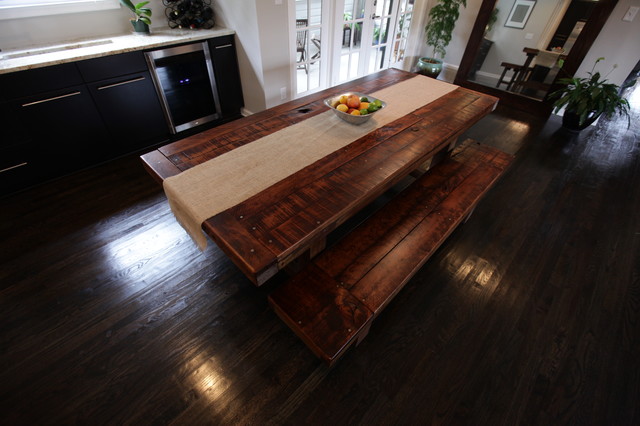 Rustic Trades Dining Tables Eclectic Dining Room Atlanta