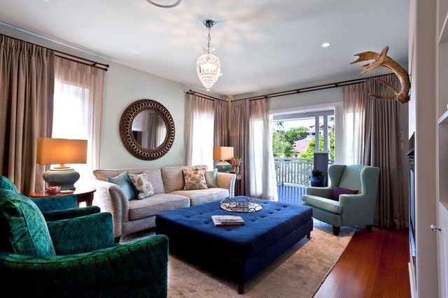 Greenslopes Project eclectic-living-room