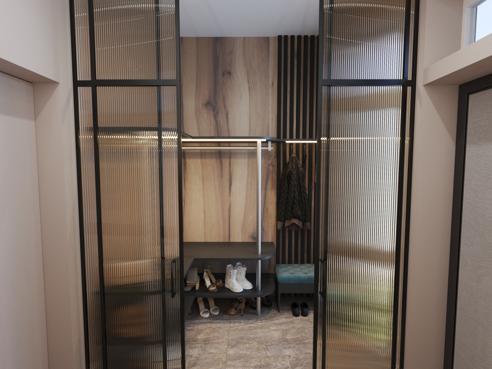 Дизайн проект прихожей