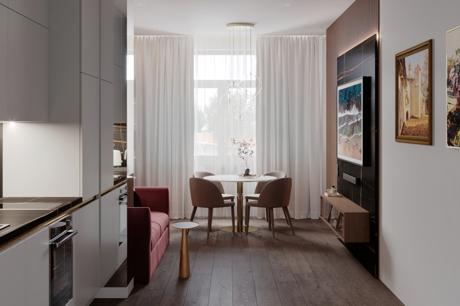 Квартира 92 кв.м. ЖК Роял Парк