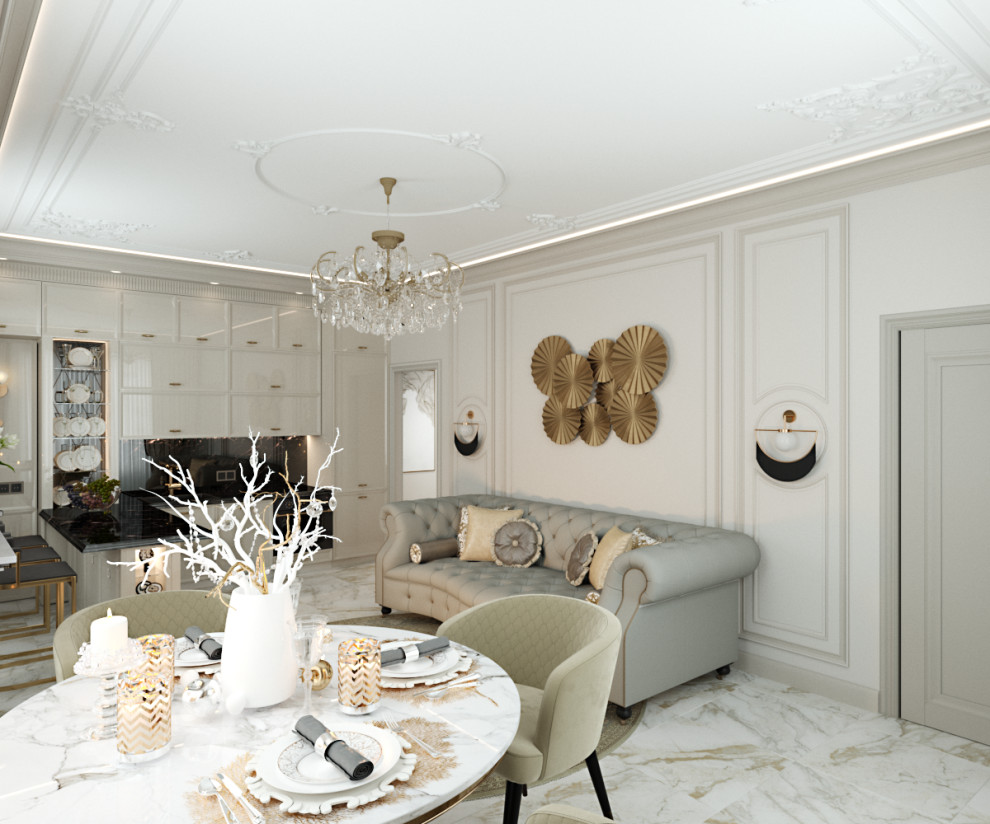 Однокомнатная квартира с объединенной кухней-гостиной г. Москва