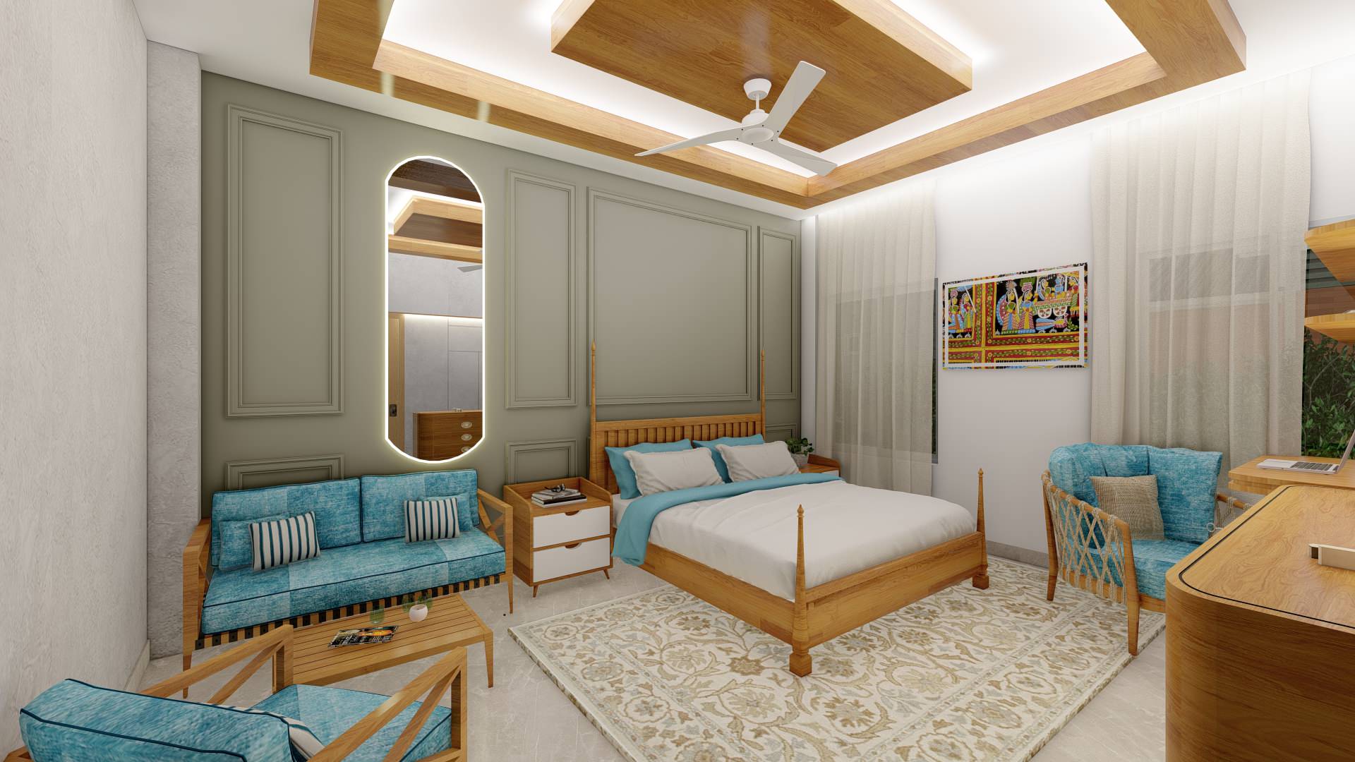 Traditional Master Bedroom Renovation in Clapham