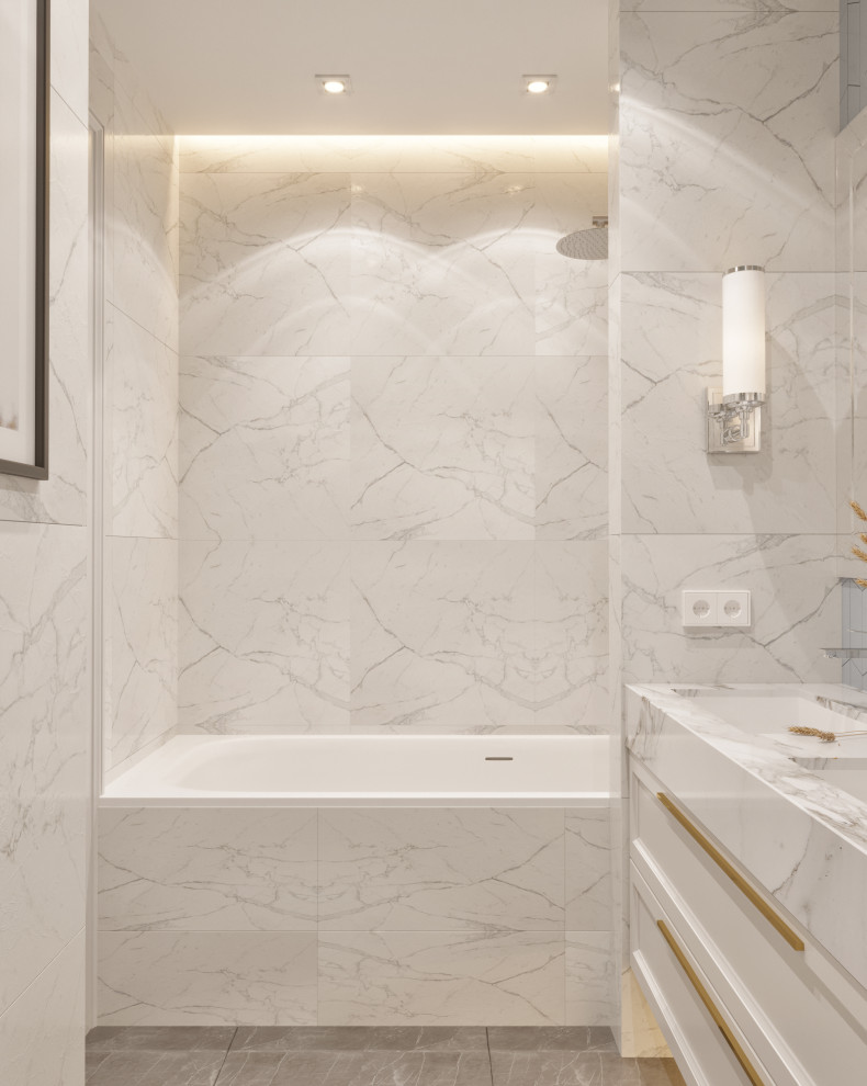 Дизайн проект квартиры в Москве в современном стиле