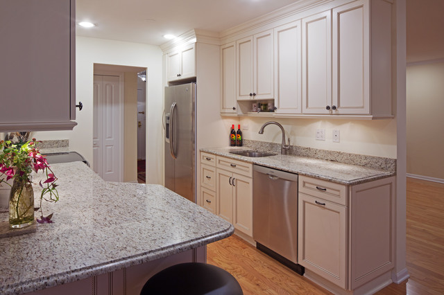 White Galley Kitchen - Traditional - Kitchen - Other - by ...