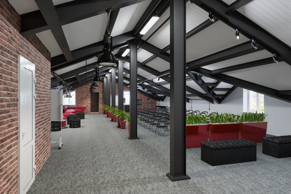 Офис на мансардном этаже