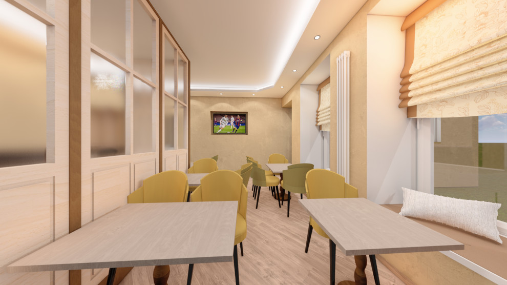 Интерьер кафе-ресторана в отеле Евразия