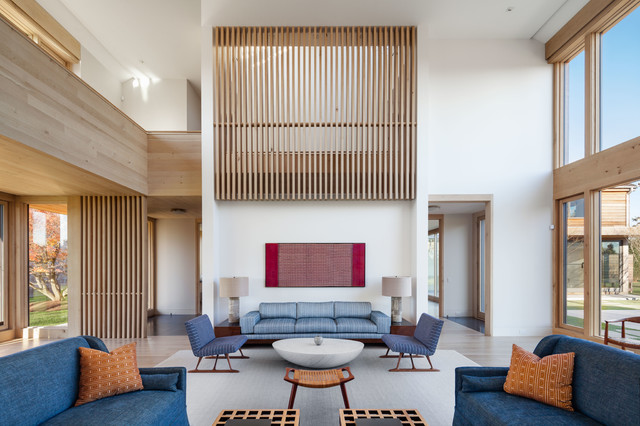Bridgehampton contemporary-vardagsrum