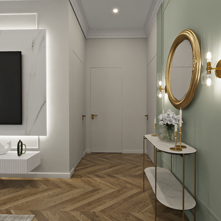 Дом по мотивам неоклассики