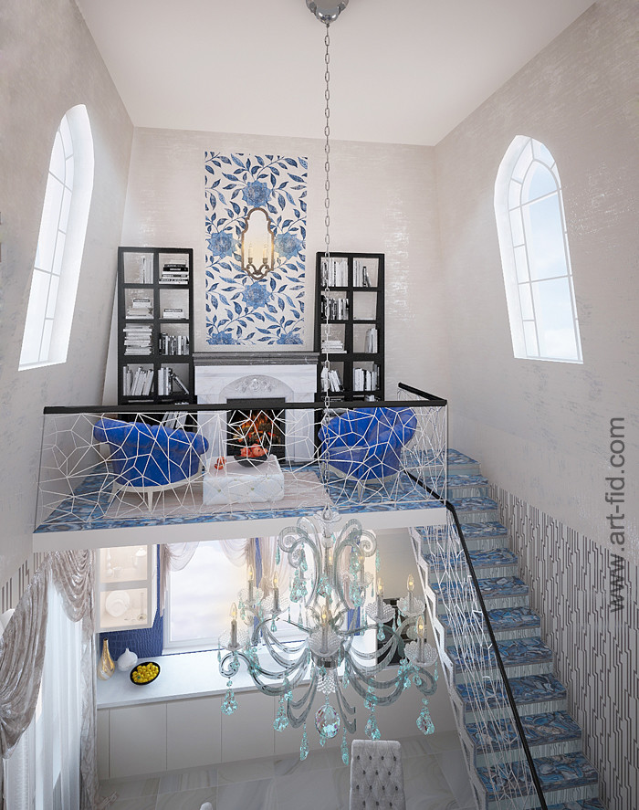 Кухня-гостиная в ЭК Русский дом