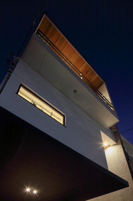 東五反田KM邸 contemporain-facade