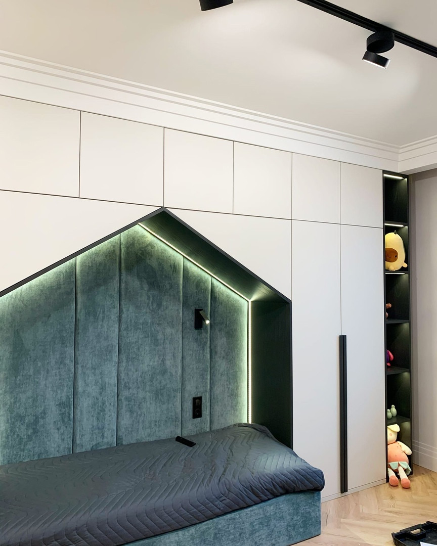 ДиИзготовление мебели в детскую комнату по проекту дизайнера интерьера