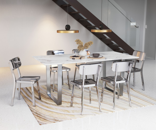 Atlas Dining Table - Contemporary - Dining Tables - by Homesquare | Houzz