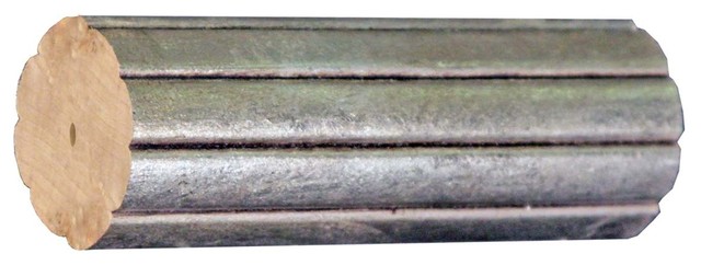 Fluted 4 Foot Menagerie Drapery Poles Curtain Rods By