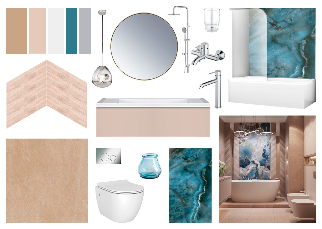 Коллаж санузла