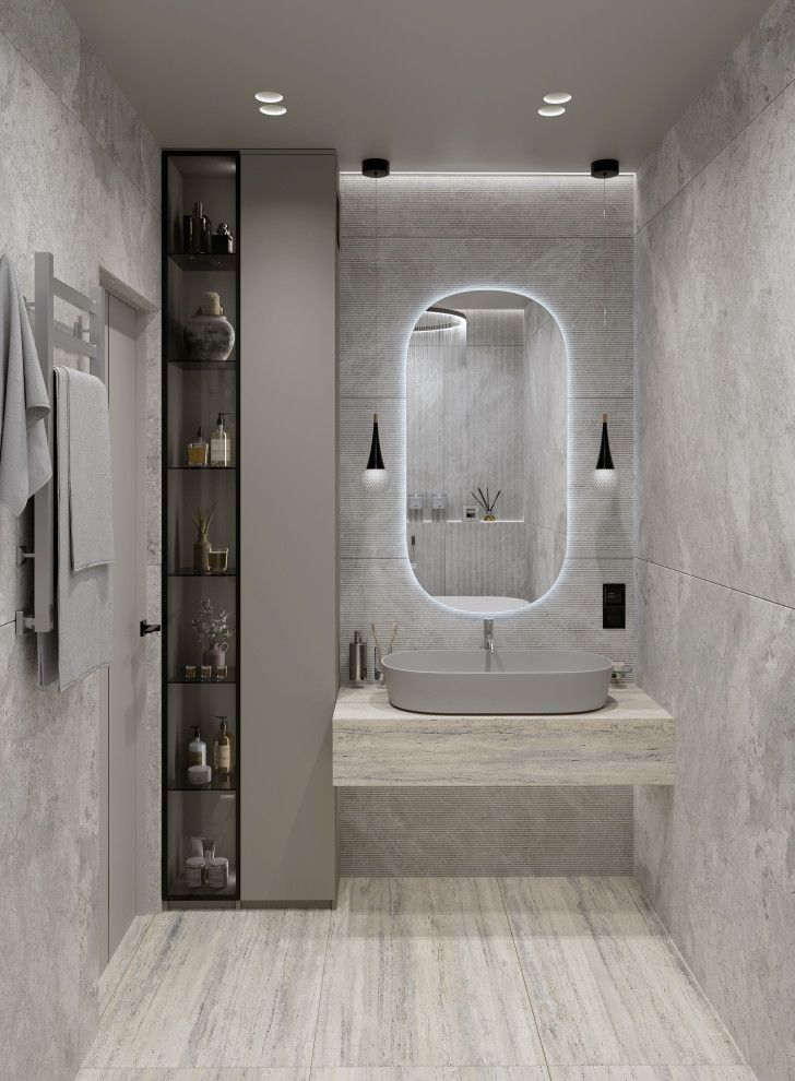 Ванная комната в трехкомнатной квартире ЖК Гринпакрк, г. Брянск