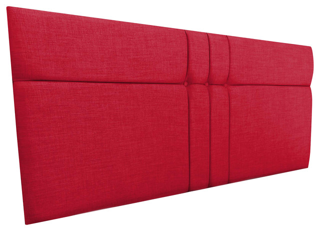 Brooke Linen Headboard, Red, 152 cm