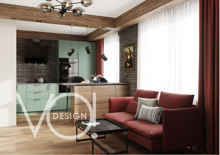 Однокомнатная квартира 32 м