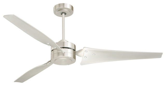 Emerson Ceiling Fans Loft Ceiling Fan Brushed Steel