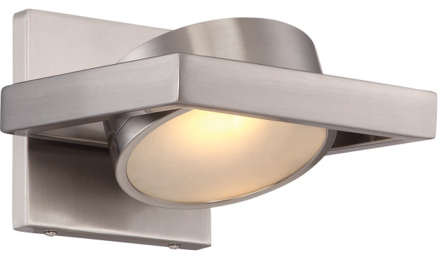 James Allan NVWS70346 Wing 1 Light 5" Tall Integrated LED Wall - Brushed Nickel