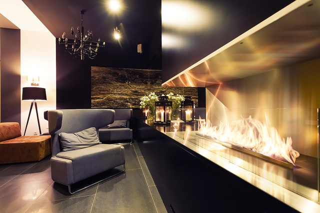 Fire Line Automatic by Planika moderne-dagligstue
