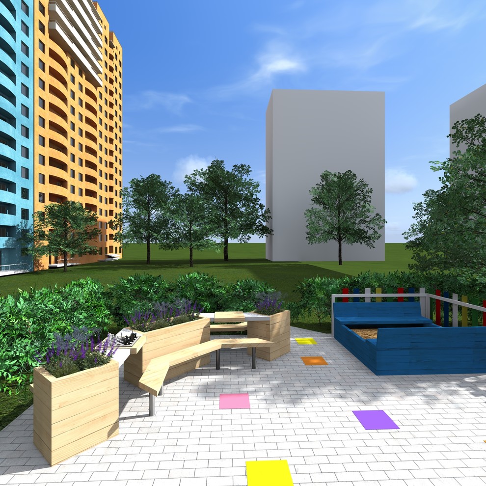 Проект игровой площадки детского клуба