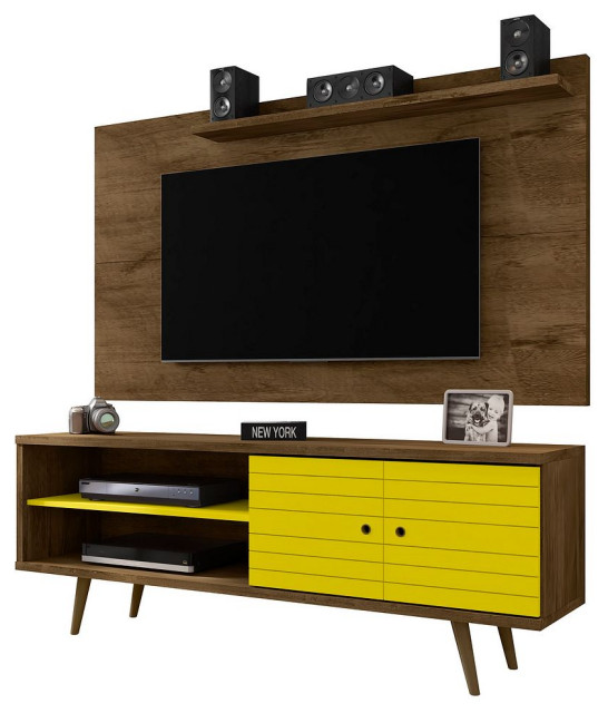Manhattan Comfort Liberty MidCentury Modern TV Stand Midcentury