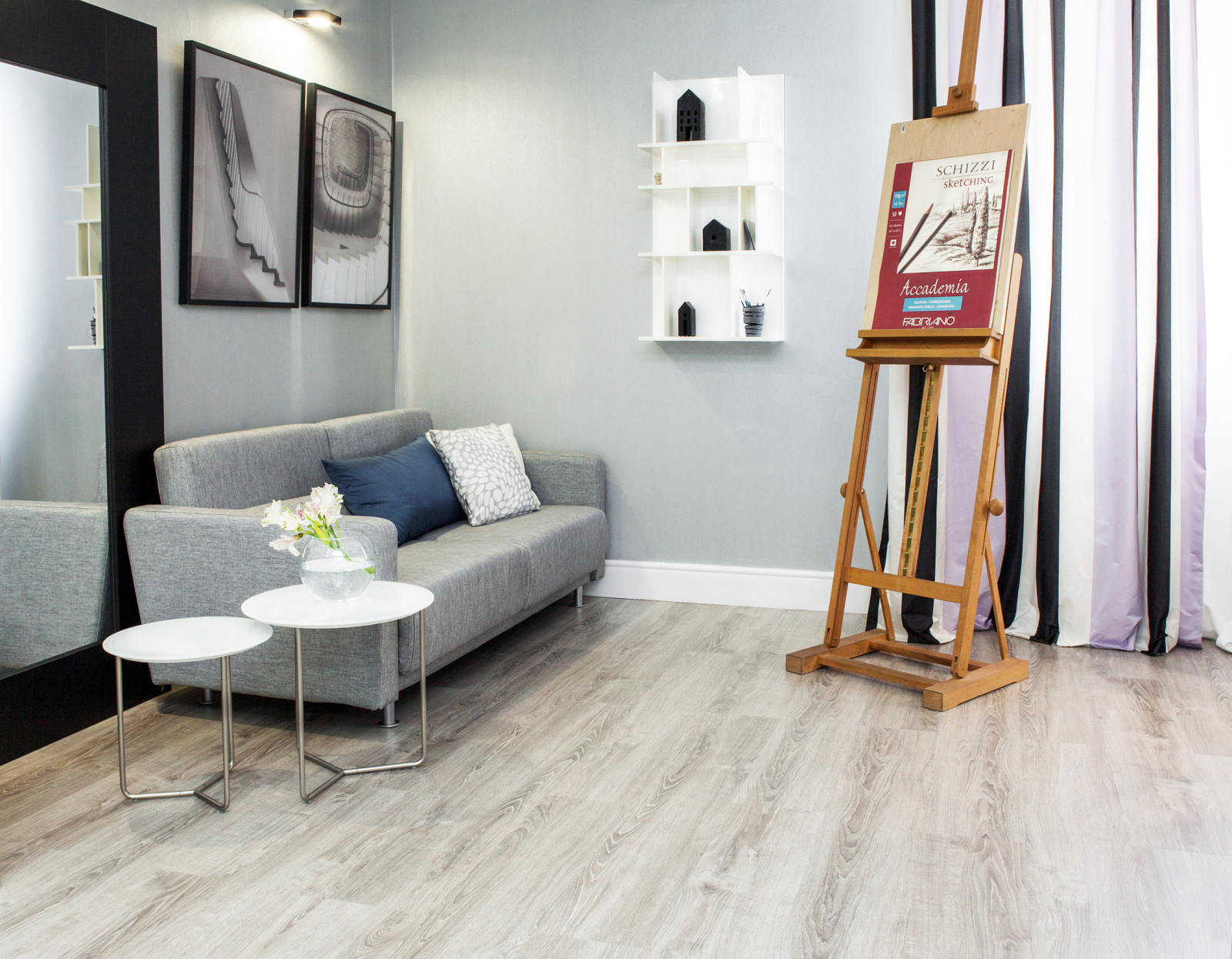 Квартира 250 м2 "Зима в скандинавском лесу"