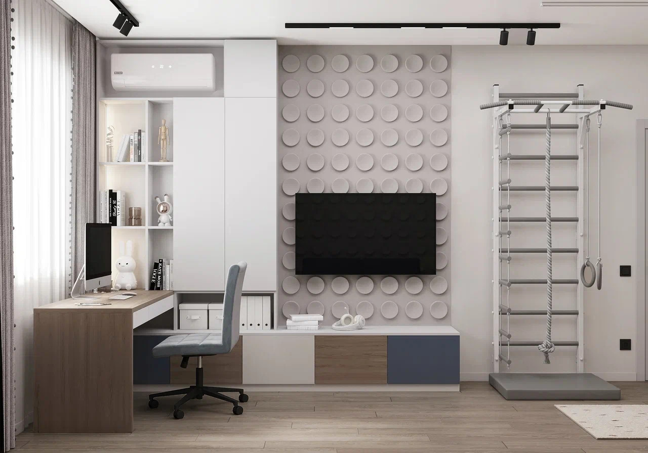 Классический стиль в двухкомнатной квартире