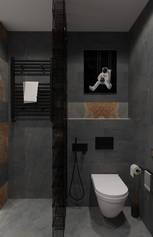 Ванная с окном в ЖК Норд