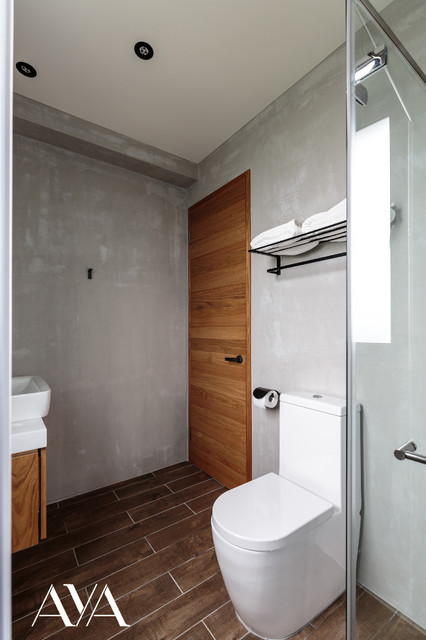 1982 Cellar BnB modern-badezimmer