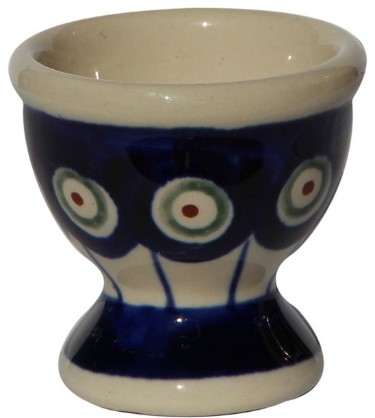 Polish Pottery Egg Cup Pattern Number 8 Farmhouse Cups Polish Pottery Egg Cup Pattern Number 8