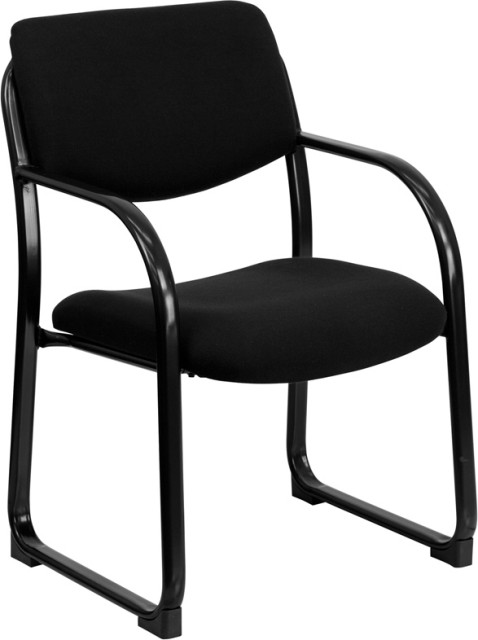 Black Fabric Side Chair