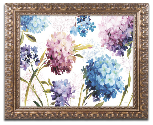 Spring Nectar I Laurie Ornate Framed Canvas Art By Lisa Audit Traditional Prints And Posters By Trademark Global