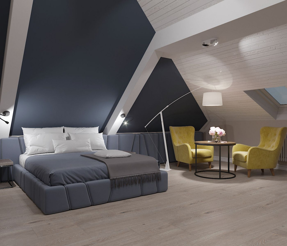 Спальня на мансарде