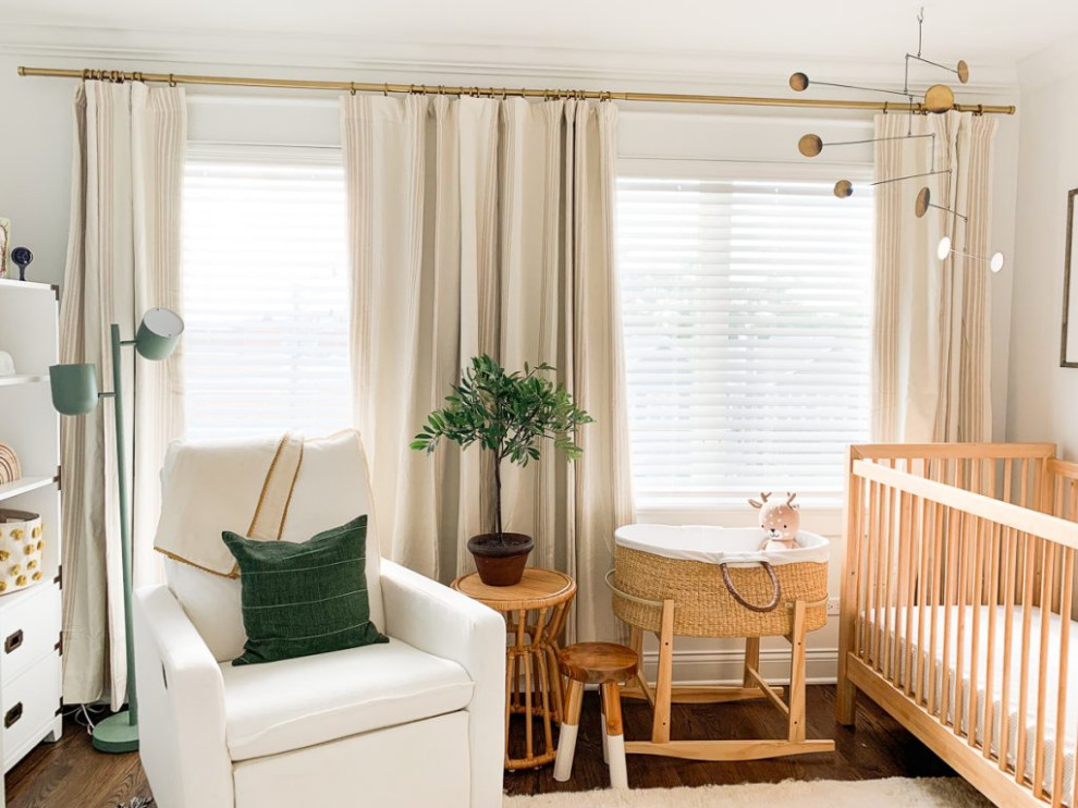 This is an example of a midcentury nursery in Houston.