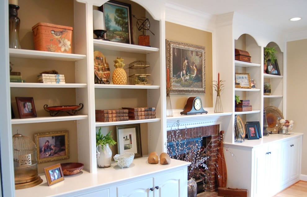 Family Room Built-in Bookcases - Traditional - Family Room - Louisville ...