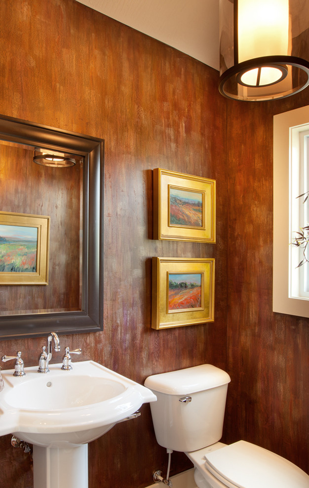 Inspiration for a transitional bathroom remodel in Columbus