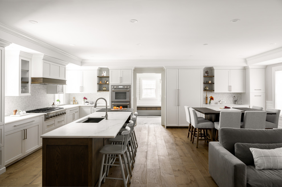 Kitchen - transitional kitchen idea in Boston