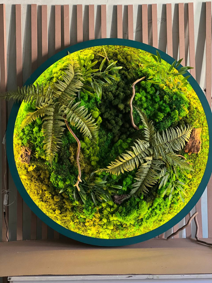 Панно из стабилизированного мха