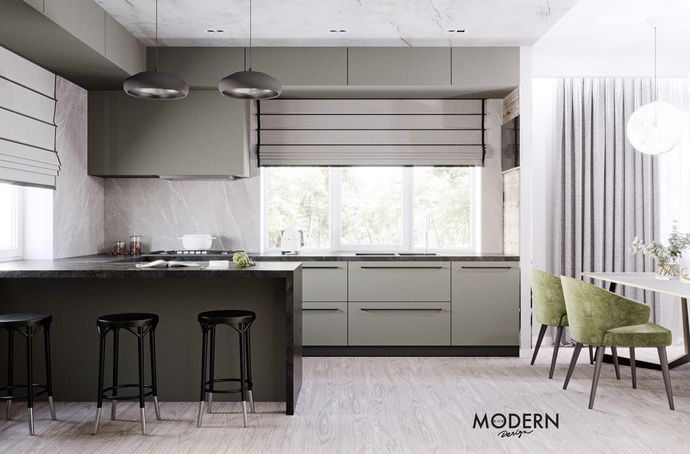 Кухня-Гостиная|Проект дома для молодой семьи.