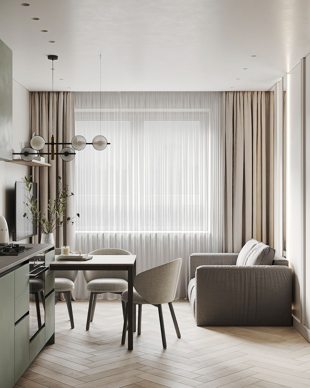 Квартира ЖК Кулик 57,2 м²