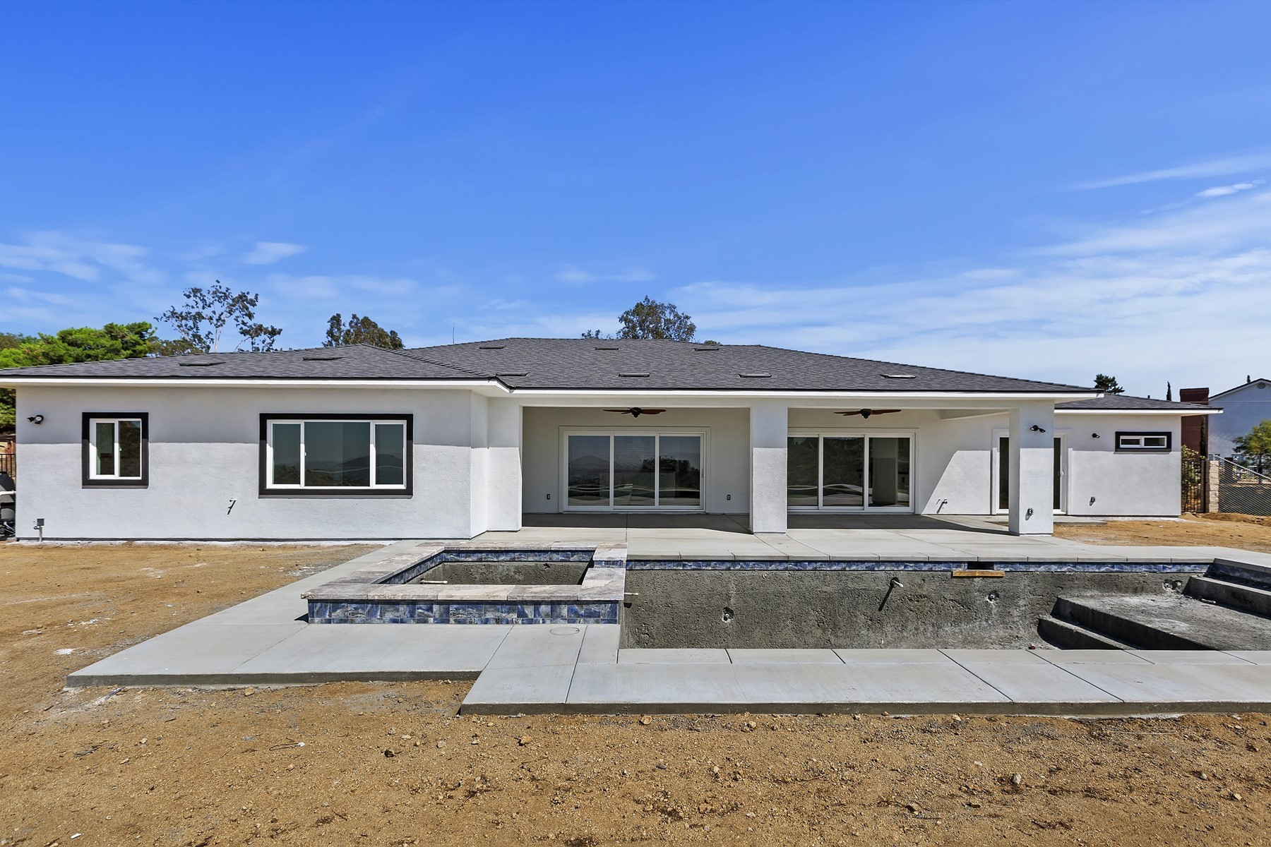 Custom Home and Pool
