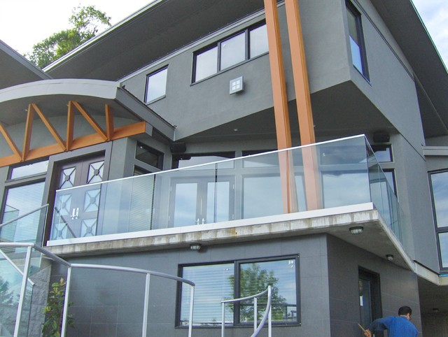 Glass Railings - Contemporary - Exterior - Vancouver - by Niki Design & Glass Studio Inc.