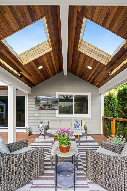 Kirkland Covered Outdoor Living Space contemporary-terrace
