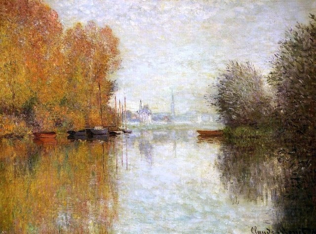 autumn on the seine at argenteuil