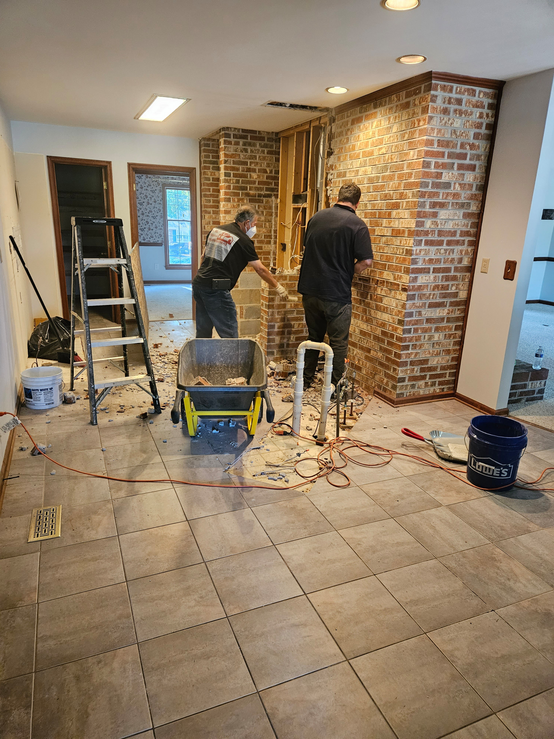 White Modern Kitchen Update