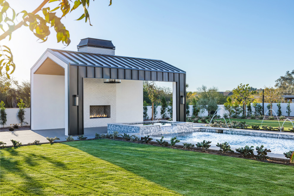Marlette Farmhouse Exterior Phoenix by K and Q Interiors Houzz