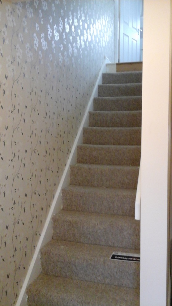 Traditional staircase in Cheshire.