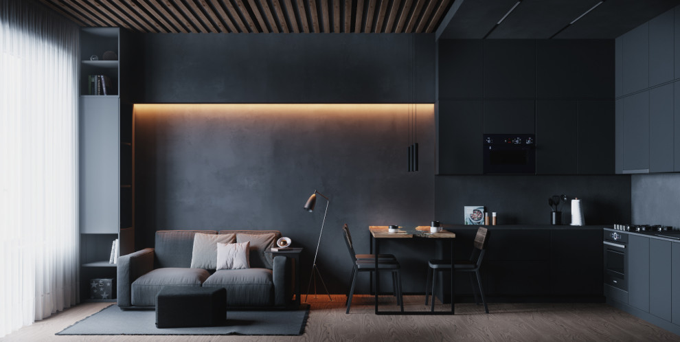 Квартира в серых тонах